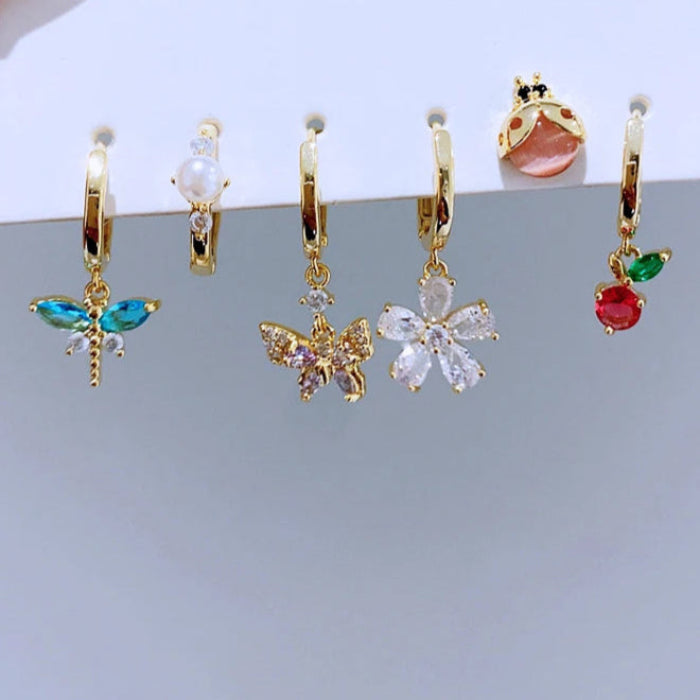 LOVEBUG Butterfly Dragonfly Ladybug Earrings